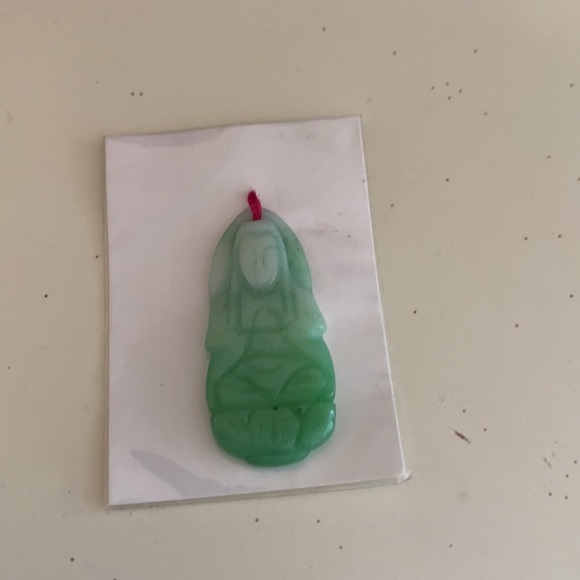 Buddha Jade Pendant Necklace - Picture 6 of 11